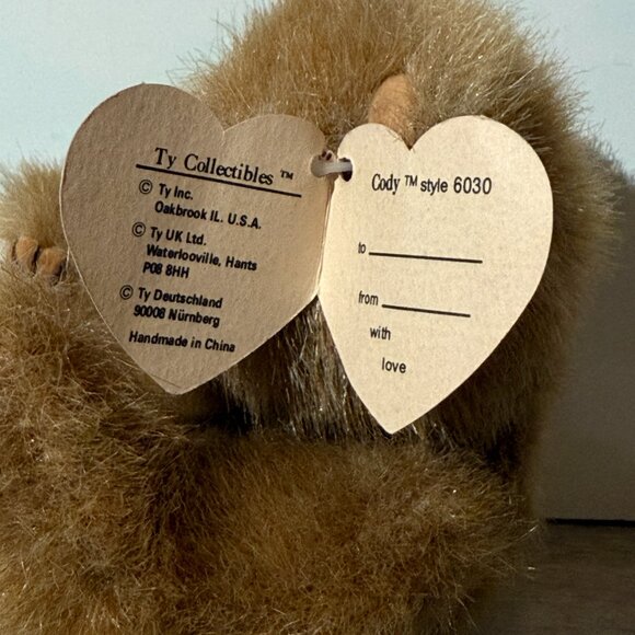 TY Collectible Cody 6030 2nd Generation Retired 1993 With Movable Joints - Picture 4 of 6